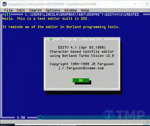 Chạy chương trình DOS trên Windows 10
