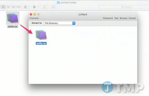 Cách mở file RAR trên Macbook