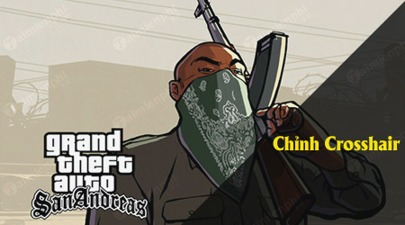 how to correct crosshair in gta san andreas