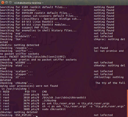 Cách quét Virus và Rootkit trên Linux