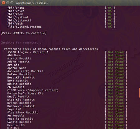 Cách quét Virus và Rootkit trên Linux