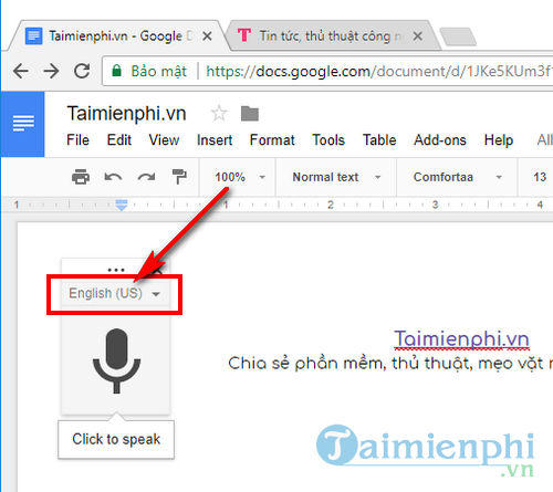 cach soan van ban bang giong noi bang google docs va google dich 4