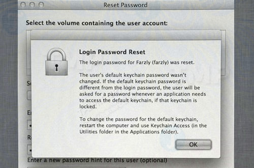 Cách reset mật khẩu người dùng Mac OS X ở chế độ Recovery Mode