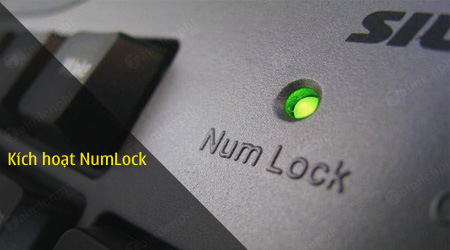 Làm thế nào để tự động bật NumLock khi khởi động máy tính?
