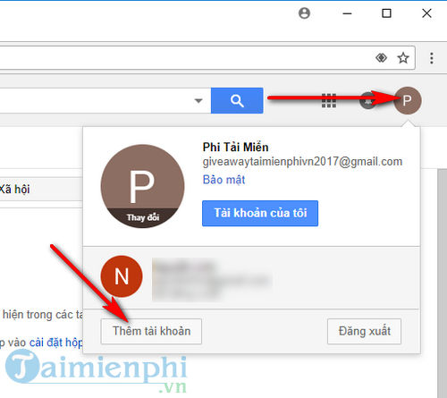 dang nhap nhieu tai khoan tren gmail