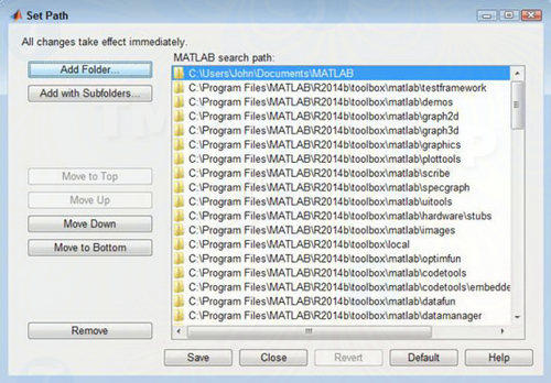 Hướng dẫn thay đổi vị trí thư mục MATLAB