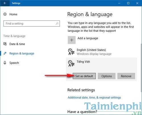 cach cai tieng viet cho may tinh windows 10 6