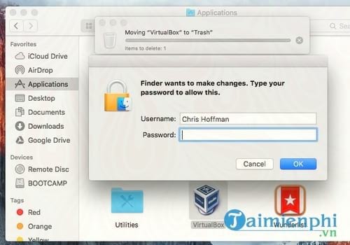 Cách gỡ bỏ phần mềm, ứng dụng trên Mac OS