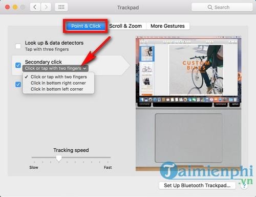 Cách bật chuột phải, kích hoạt Right-click trên MacBook