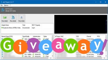 giveaway ban quyen mien phi dot11expert quan ly he thong mang wi fi