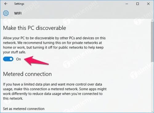 Cách chuyển giữa Public Network sang Private Network trên Windows 10