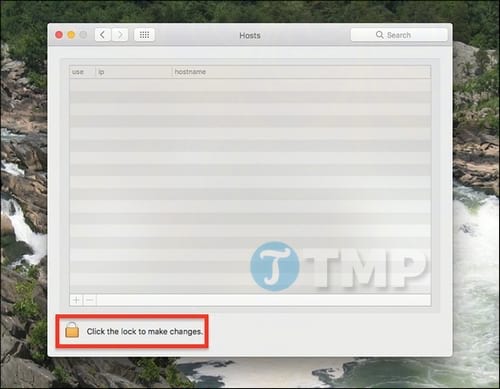Chỉnh sửa file Hosts của Mac trên System Preferences