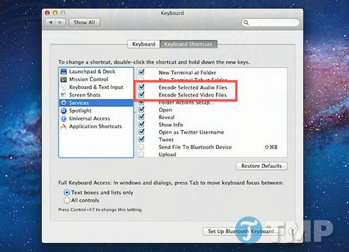 Kích hoạt công cụ encode video và file đa phương tiện trên Mac OS X