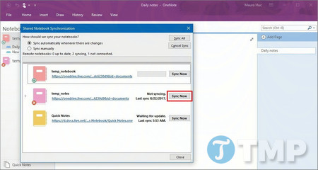 Các lỗi phổ biến trong quá trình đồng bộ OneNote trên Windows 10 và cách sửa lỗi