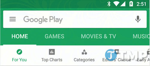 Google dang thu nghiem thiet ke lai Play Store