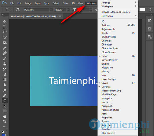 Cách sử dụng Photoshop CC cho người mới