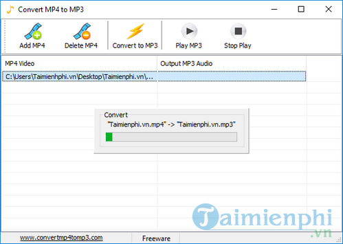 Cách sử dụng Convert MP4 to MP3, chuyển MP4 sang MP3