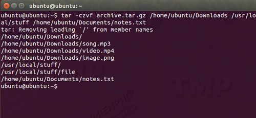 Giai nen tgz trong linux