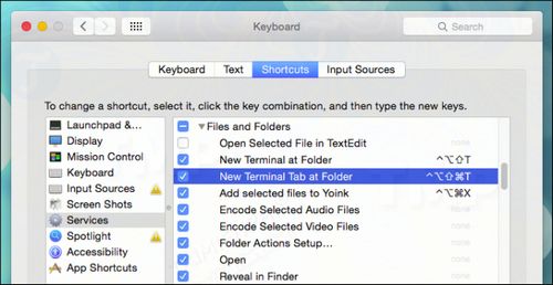 Cách mở Terminal từ vị trí Finder hiện tại trên Mac OS X