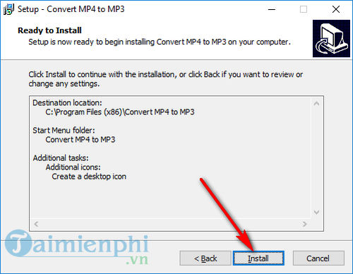 Cách cài đặt Convert MP4 to MP3
