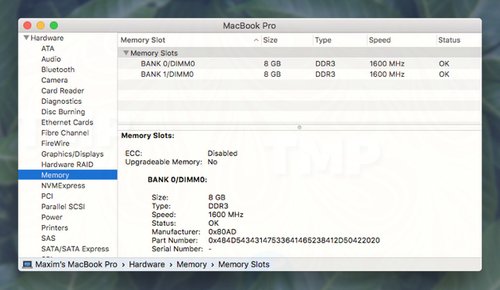 Hướng dẫn nâng cấp RAM cho máy Mac