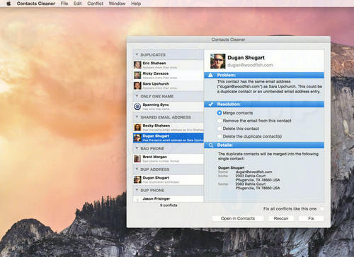 Top 5 phần mềm xóa liên lạc bị trùng lặp trên Mac