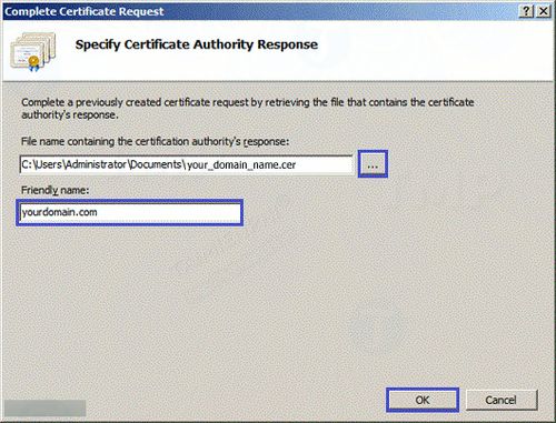 how to create csr file and install ssl file on iis 7 windows server 2008 10