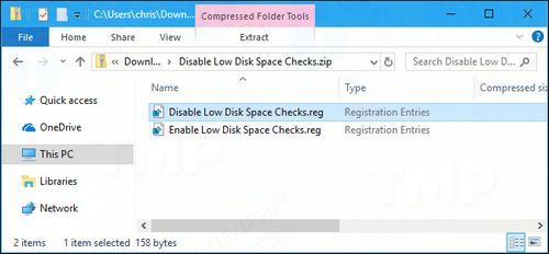 Cách vô hiệu hóa cảnh báo Low Disk Space trên Windows