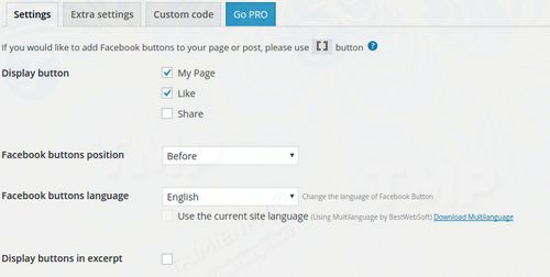 how to insert facebook like nut into wordpress 5