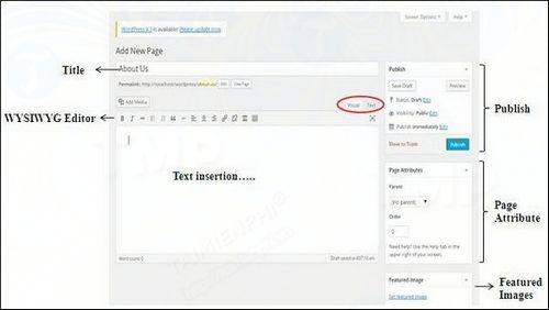 how to create a page in wordpress 3