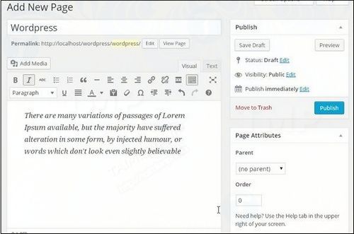how to ban page in wordpress 3