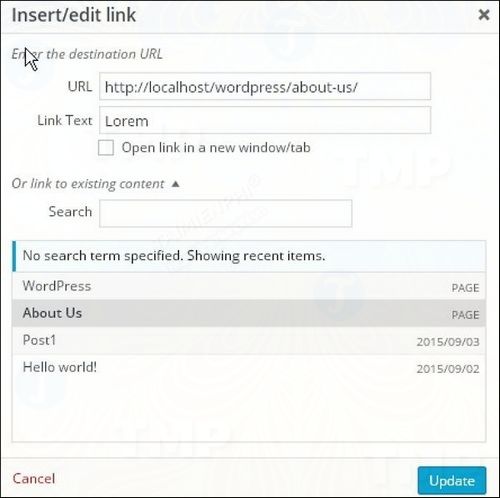 how to edit links in wordpress 5
