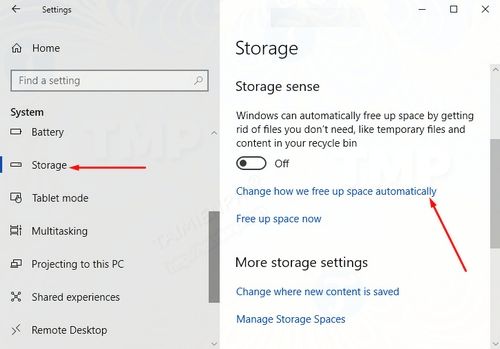 Cách lấy lại dung lượng trống sau khi lắp đặt Windows 10 April 2018 Update 12 lay lai dung luong trong sau khi cai dat windows 10 april 2018 update 5