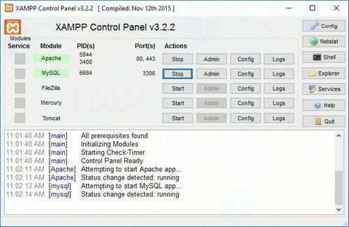 instructions on how to install image data and use xampp 11