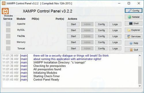 Instructions on how to install image data and use xampp 10