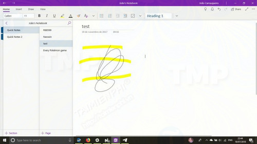 how to update onenote on windows 10