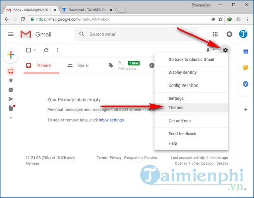 how to change the password interface for gmail 3