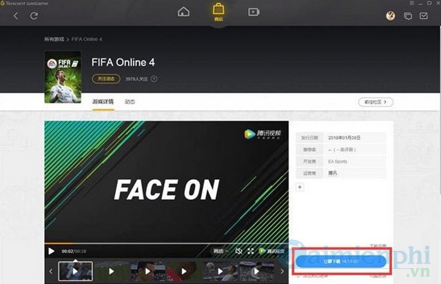 Cách tải và chơi FIFA Online 4