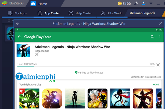 Cách chơi Stickman Legends trên PC