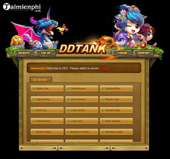Cách tải và chơi DDtank phiên bản PC