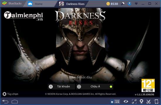 Cách chơi Darkness Rises trên PC bằng giả lập Android