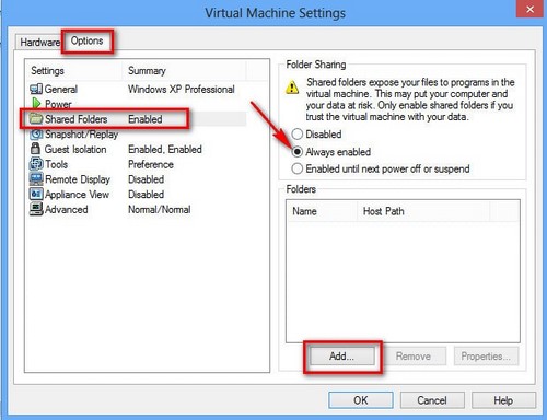 Làm thế nào chia sẻ dữ liệu giữa máy thật và máy ảo sử dụng VMware?