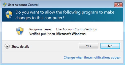 Vô hiệu hóa tính năng User Account Control (UAC) trên Windows