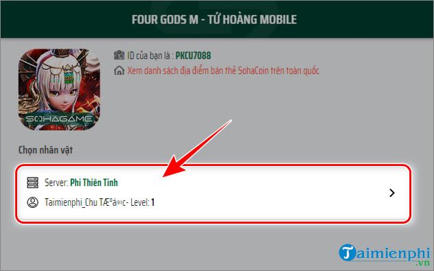cach nhap code tu hoang mobile