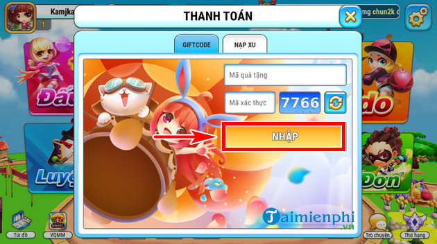Code BomH, cách nhận và nhập giftcode BomH Mobile