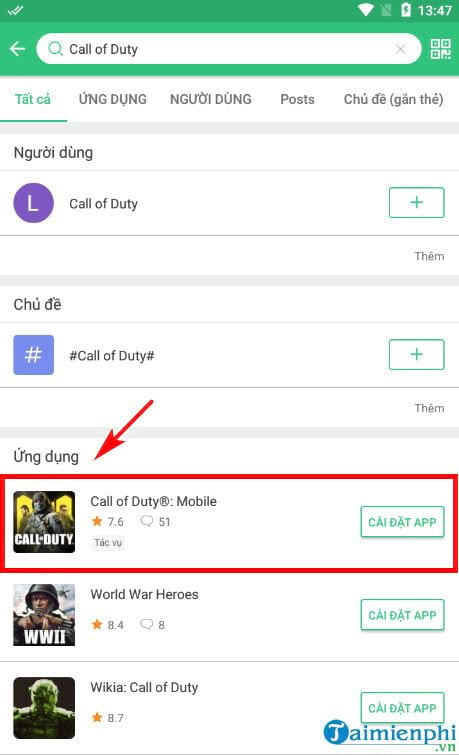 cach tai va choi call of duty mobile tren android 4