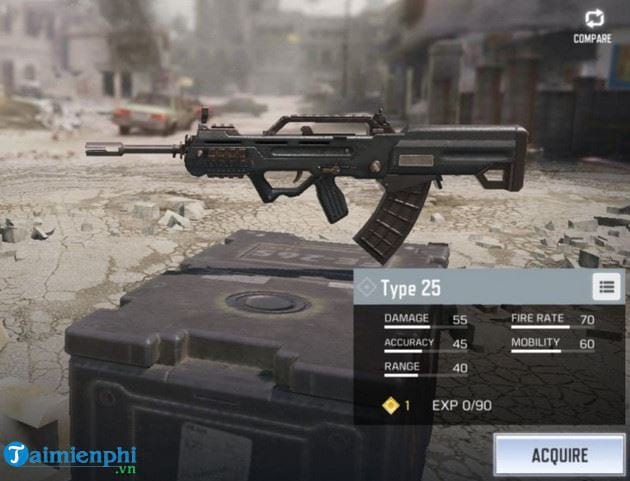 Top 3 súng trường tấn công Call of Duty Mobile mạnh nhất