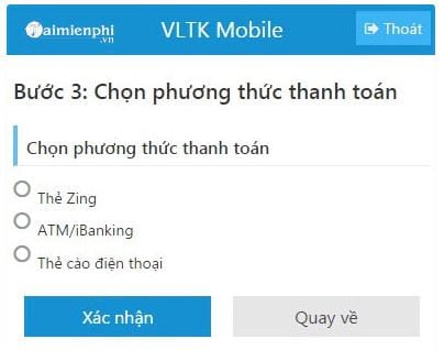 huong dan nap the tien game vltk mobile