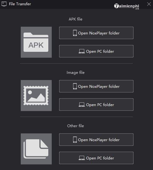 Cách copy dữ liệu từ máy tính vào NoxPlayer