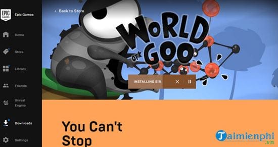 Hướng dẫn tải và cài đặt miễn phí World of Goo trên Epic Games